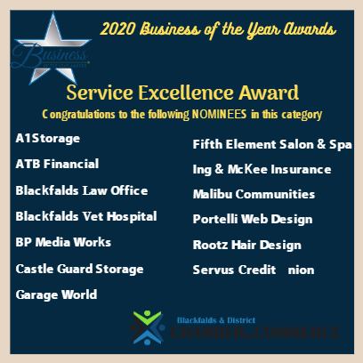 Blackfalds Chamber Business Awards Nominee