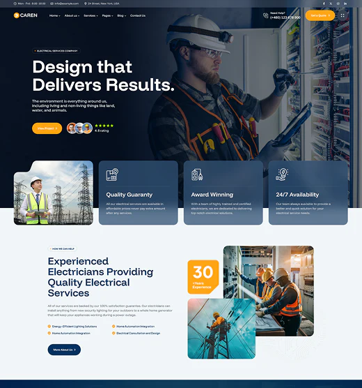 Shows electrical website home2